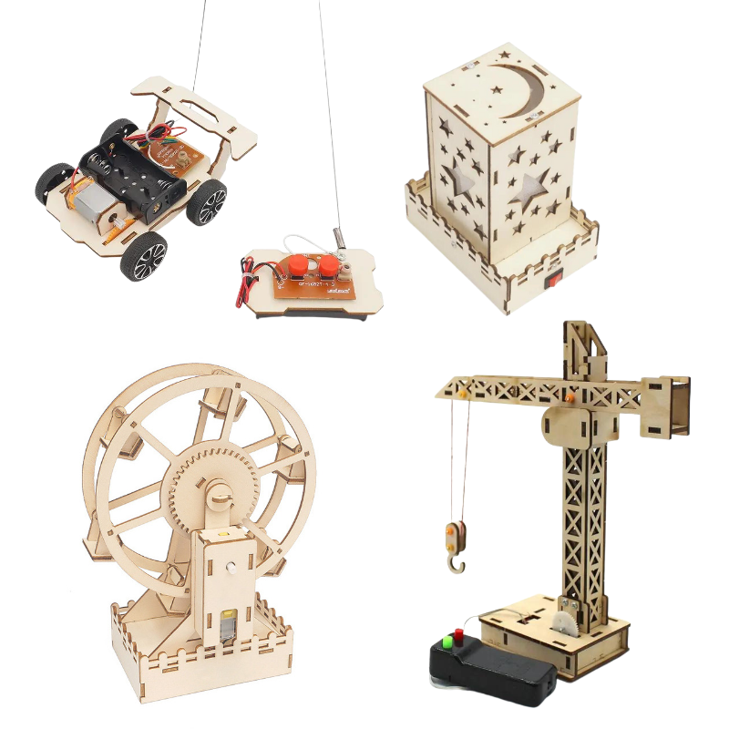 Engineering STEM Kits Box B. 8 -10 hours content/kits. Age 8-12.