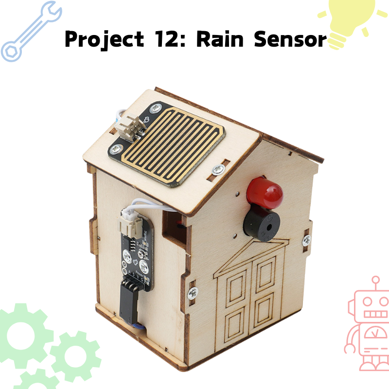 STEMgineers rain sensor project – advanced engineering subscription kit.